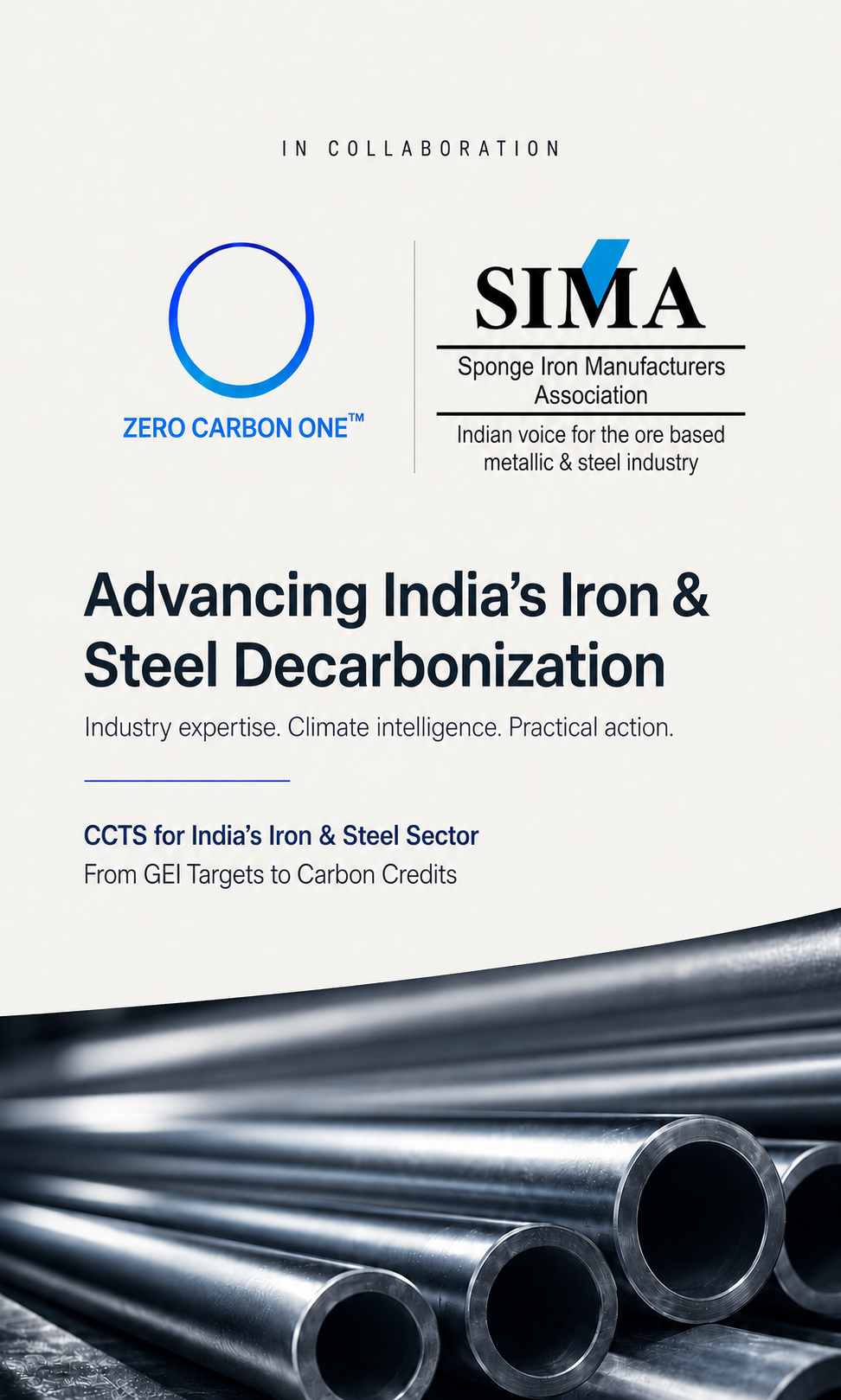 Zero Carbon One and SIMA collaboration for steel decarbonisation