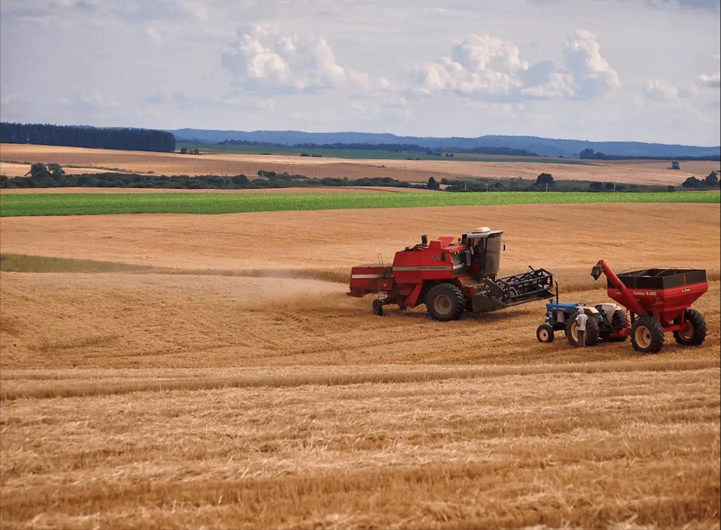 Green background for land tokenization