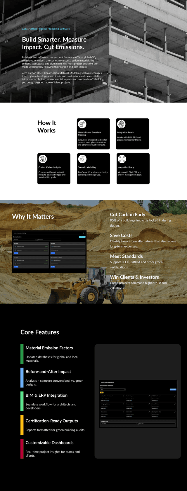 Construction Material Modelling Software