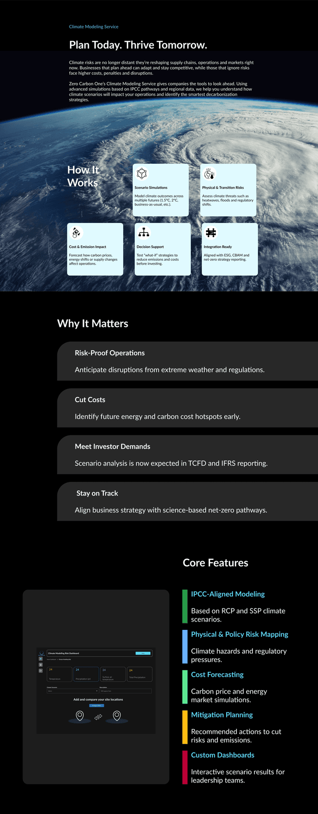 Climate Modeling Service