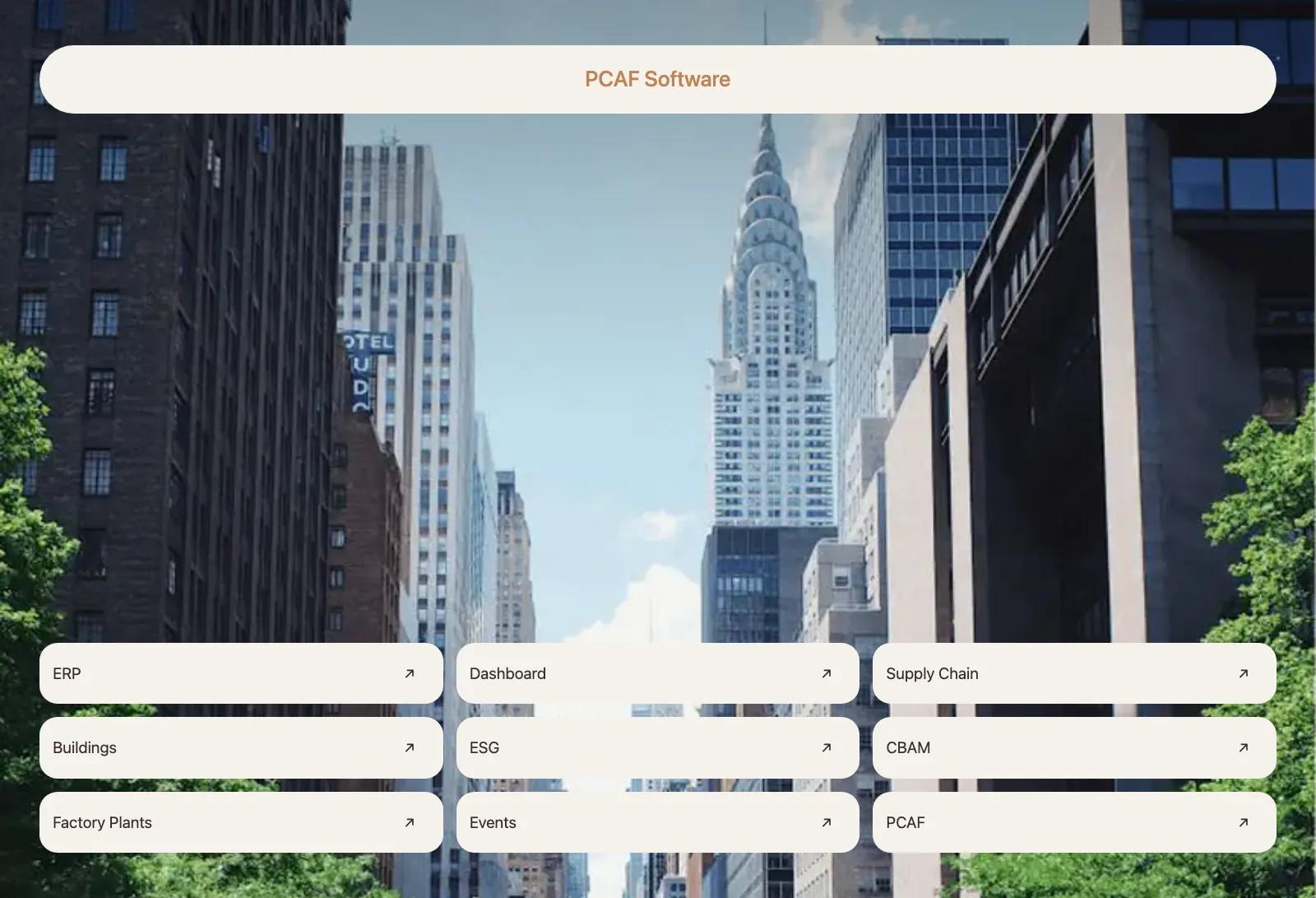 PCAF Reporting & Financed Emissions Software