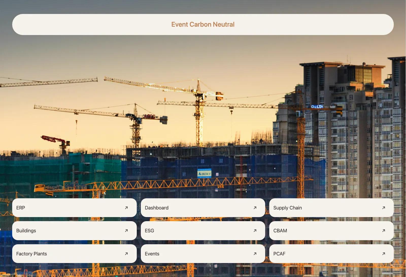 Carbon Neutral Buildings & Events
